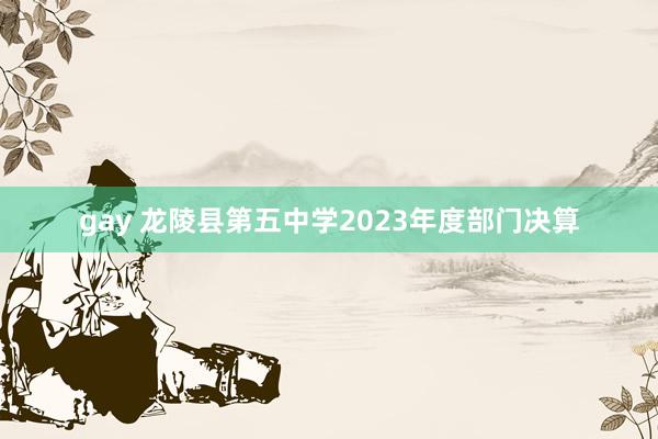 gay 龙陵县第五中学2023年度部门决算